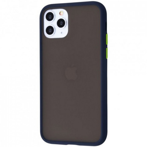Чохол Shadow Matte для iPhone 11 Pro Midnight blue/Lime